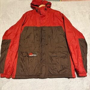 Burton Ski Jacket Men’s‎ Sz L Brown Orange